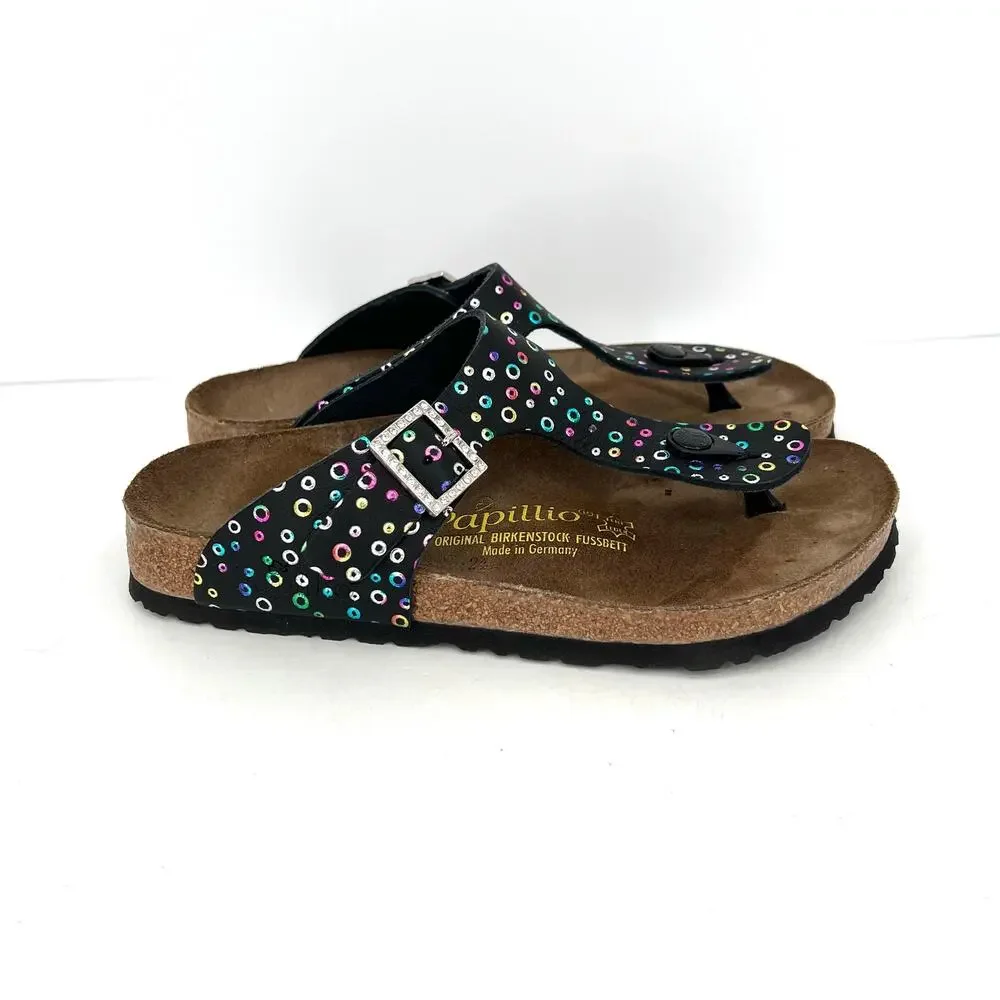 Birkenstock Papillio Madrid Gizeh colorful slide sandals - Picture 3 of 7